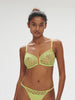 Rose Soft Cup Triangle Bra - Lime