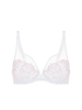 Wish Full Cup Plunge Bra - Crystal White