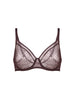 Comete Moulded Underwire Bra - Dark Brown
