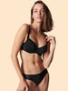 Andora 3D Contour Bra - Black