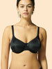 Andora Rigid Seamless Bra - Black