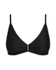 Charmer Soft Cup Bar Bikini Top - Black
