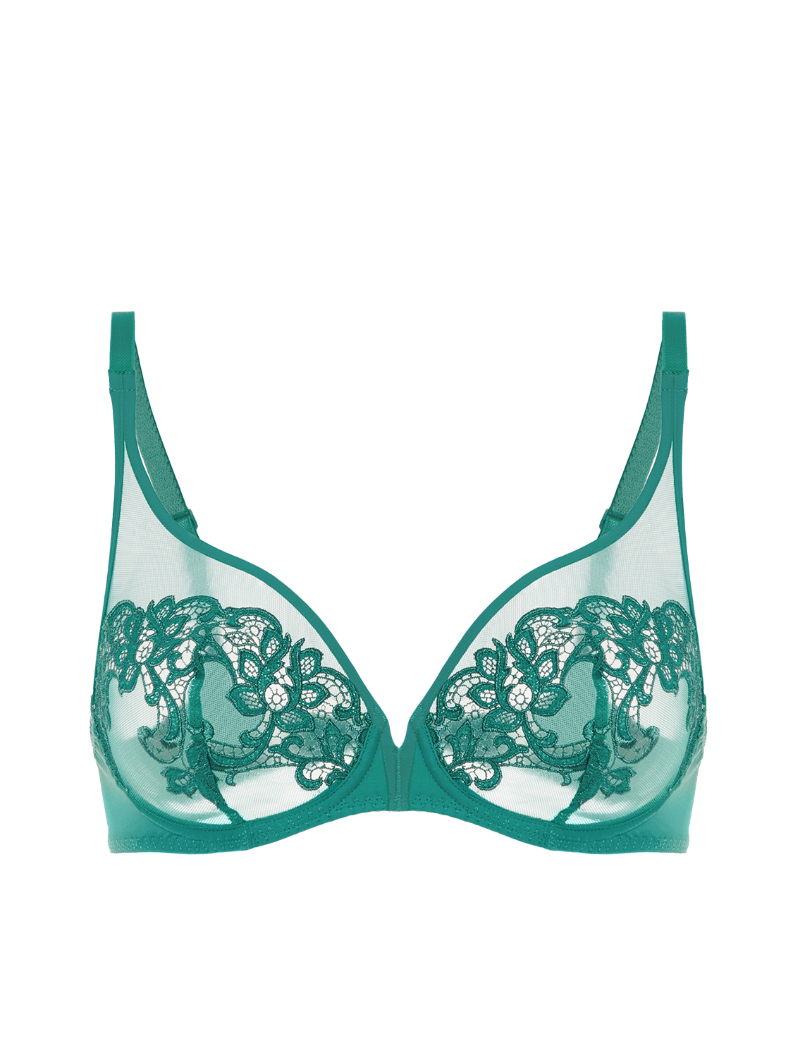Saga Pink Nude Full Cup Plunge Bra main image 0