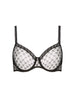 Plume Moulded Underwire Bra - Black