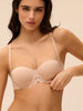 Caresse 3D Strapless Bra - Peau Rose