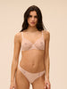 Comete Moulded Underwire Bra - Sable Rose