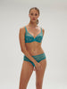 Delice Full Cup Plunge Bra - Atoll Blue