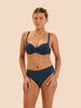 Andora 3D Contour Bra - Oil Blue