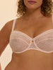 Swing Square Neck Full Cup Bra - Powder Pink