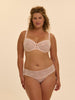Swing Square Neck Full Cup Bra - Powder Pink