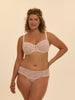 Swing Square Neck Full Cup Bra - Powder Pink