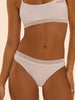 Eugenie Bikini Brief - White Embroidery