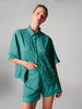 Caprice Short Sleeve Night Shirt - Boreal Green