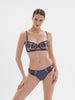 Intrigue Half Cup Bra - Cinder Blue