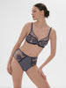 Intrigue Culotte Brief - Cinder Blue