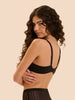 Plume Moulded Underwire Bra - Black