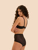 Plume Moulded Underwire Bra - Black