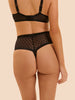 Plume High Waist Shaper Thong - Black