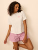 October Rose T-Shirt - White