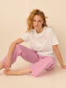 October Rose Night Pant - Disco Pink