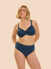 Andora Rigid Seamless Bra - Oil Blue