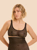 Plume Soft Cup Triangle Bra - Black