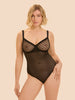 Plume 3D Control Bodysuit - Black