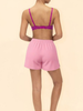 October Rose Night Short - Victoria Pink