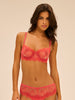 Allure Half Cup Bra - Coralia Red