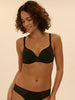 Andora 3D Plunge Contour Bra - Black