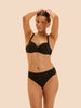 Andora 3D Contour Bra - Black