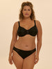 Andora Rigid Seamless Bra - Black