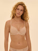 Andora 3D Plunge Controur Bra - Peau Rose