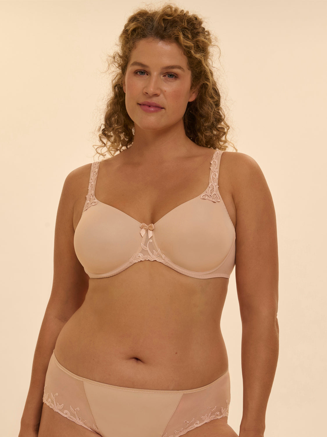 D85☆Simone Perele　Andora　シモーヌ ペレール　グリーン Simone Pérèle Andora Rigid Seamless Bra - Peau Rose – Simone Perele