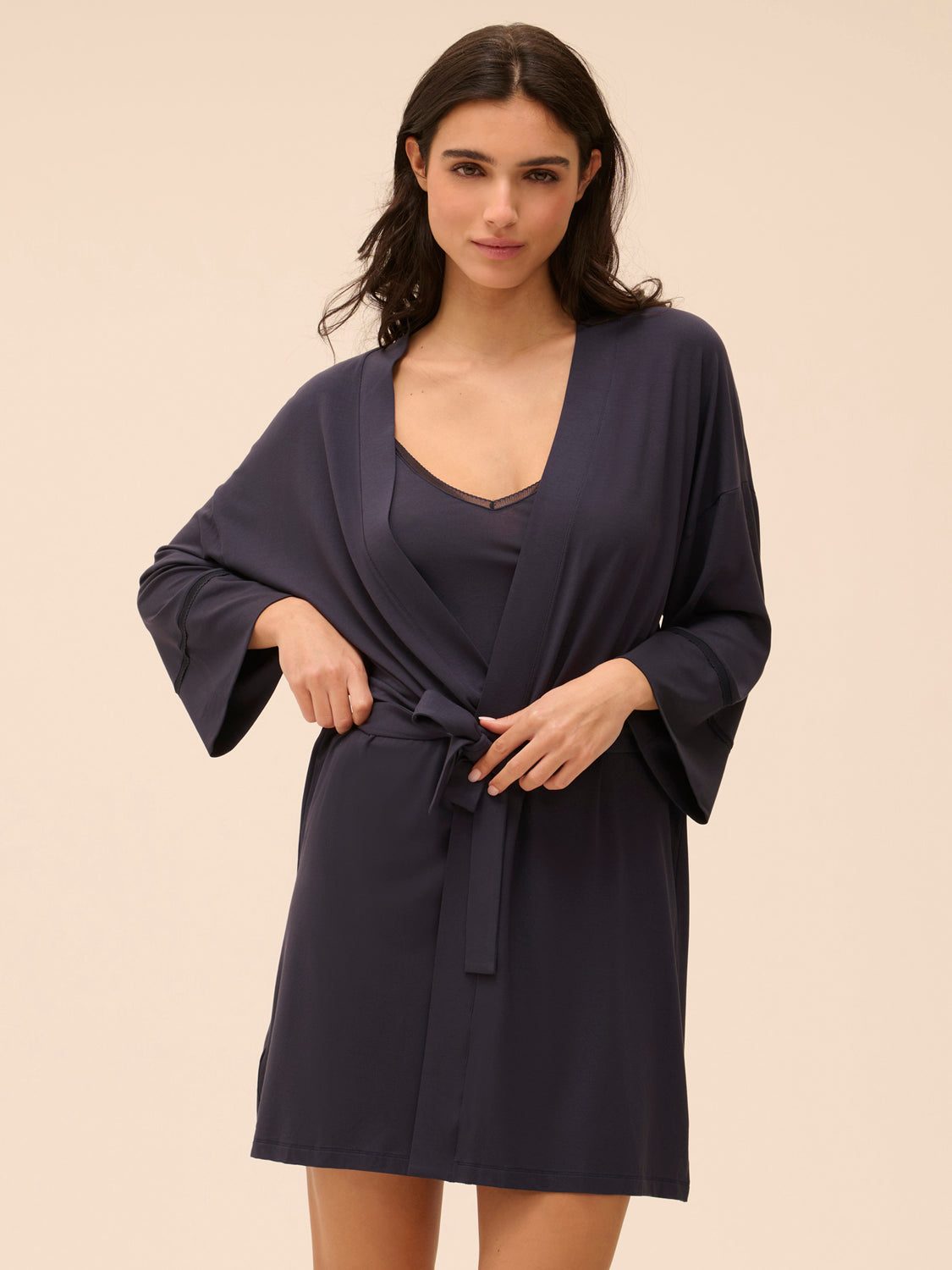 Simone Moon Aurore Kimono Robe - Full Moon – Simone Perele
