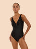 Charmer Underwired Bar One Piece Swimsuit - Black