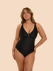 Charmer Underwired Bar One Piece Swimsuit - Black