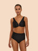 Charmer Underwired Bar Bikini Top - Black