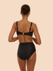 Charmer Underwired Bar Bikini Top - Black