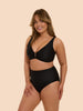 Charmer Underwired Bar Bikini Top - Black
