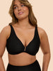 Charmer Underwired Bar Bikini Top - Black