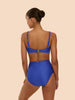 Charmer Underwired Bar Bikini Top - Royal Blue
