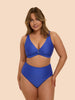 Charmer Underwired Bar Bikini Top - Royal Blue