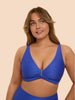 Charmer Underwired Bar Bikini Top - Royal Blue