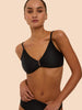 Charmer Soft Cup Bar Bikini Top - Black
