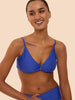 Charmer Soft Cup Bar Bikini Top - Royal Blue