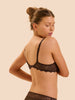 Caresse 3D Plunge Contour Bra - Brown Cocoa
