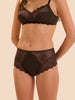 Caresse Culotte Brief - Brown Cocoa