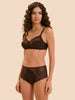Caresse Culotte Brief - Brown Cocoa