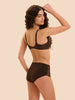 Caresse Culotte Brief - Brown Cocoa